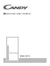 Candy BCBS 1725 TK/N User manual