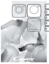 Candy Sèche-linge hublot CSOE H8A2DE-S 8kg Blanc User manual