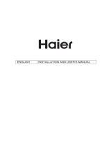 Haier HADG9CS46BWIFI User manual