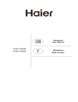 Haier HTM-776SNF User manual