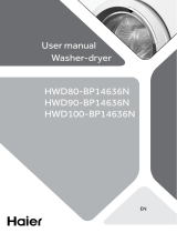 Haier HWD90-BP14636NFR User manual