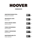 Hoover H5MW25STB User manual