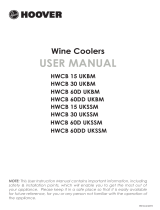 Hoover HWCB 15 UKBM User manual