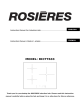 ROSIERES RICTT633 User manual