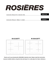 ROSIERES RI633DTT User manual