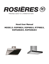 ROSIERES RDP620GBX User manual