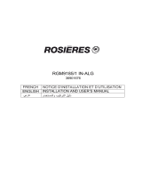 ROSIERES RGM9185/1 IN-ALG User manual