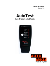 AutoTest Euro Trailer Socket Tester User manual