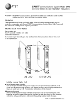 AT&T SPIRIT 2448 Expansion Unit Installation guide