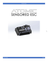 Atomic SENSORED ESC Operating instructions
