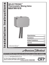 American Standard SELECTRONIC 605XTMV1070 Installation guide