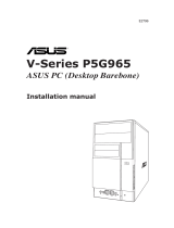 Asus P5G965 V-Series User manual