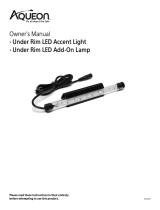 Aqueon Under Rim LED Accent Light Owner's manual