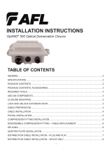 AFL OptiNID 500 Installation Instructions Manual