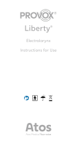 Atos Medical PROVOX Liberty Electrolarynx Instructions For Use Manual
