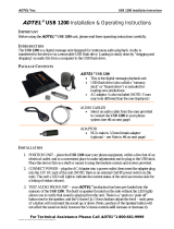Adtel USB 1200 Installation & Operating Instructions