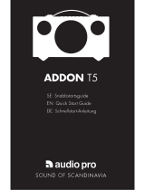 Audio Pro ADDON T5 Quick start guide