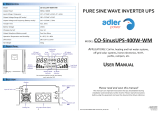 Adler Power CO-SinusUPS-400W-WM User manual