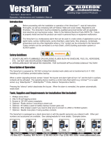 Alderon Industries Versa'larm VA01A Operation, Maintenance And Installation Manual