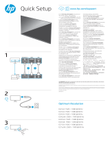 HP E24q G4 QHD Monitor Installation guide