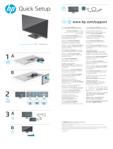 HP P24 G4 24 FHD Monitor Installation guide