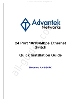 Advantek Networks ANS-24RC Quick Installation Manual