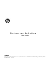 HP Value 25-inch Displays User guide
