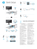 HP X24i Gaming Monitor Installation guide