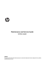 HP EliteDisplay E243m 23.8-inch Monitor User guide