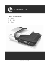 HP Scanjet N6350 Networked Document Flatbed Scanner Getting Started