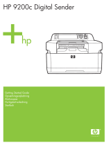 HP 9200c Digital Sender Quick start guide