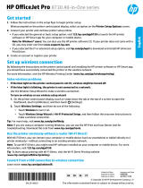 HP OfficeJet Pro 8730 Mono Printer series Installation guide