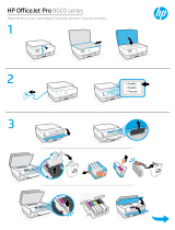 HP OfficeJet Pro 8020 All-in-One Printer series Operating instructions