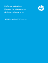 HP OfficeJet Pro 8030e All-in-One Printer series Reference guide
