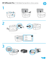 HP OfficeJet Pro 7730 Wide Format All-in-One Printer series Installation guide