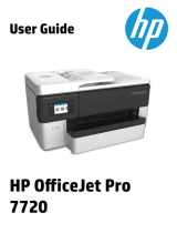 HP OfficeJet Pro 7720 Wide Format All-in-One Printer series User guide