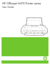 HP Officejet H470 Mobile Printer series User manual