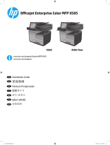 HP OfficeJet Enterprise Color MFP X585 series Installation guide