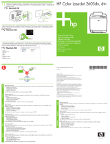 HP Color LaserJet 2605 Printer series Quick start guide