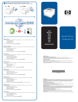 HP LaserJet 2400 Printer series Quick start guide