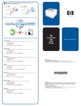 HP LaserJet 2400 Printer series Quick start guide