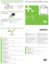 HP COLOR LASERJET 2600N PRINTER Quick start guide