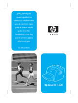 HP LaserJet 1200 Printer series User manual