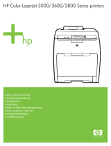 HP Color LaserJet 3800 Printer series Quick start guide