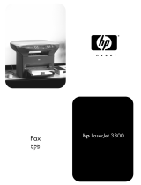 HP LaserJet 3300 Multifunction Printer series User guide