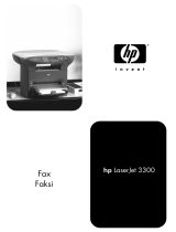 HP LaserJet 3300 Multifunction Printer series User manual