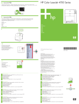 HP Color LaserJet 4700 Printer series Quick start guide