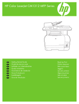 HP Color LaserJet CM1312 Multifunction Printer series User guide