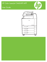 HP Color LaserJet CM6049f Multifunction Printer series User manual