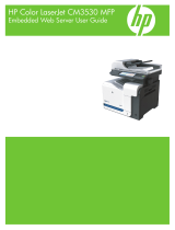 HP Color LaserJet CM3530 Multifunction Printer series User guide